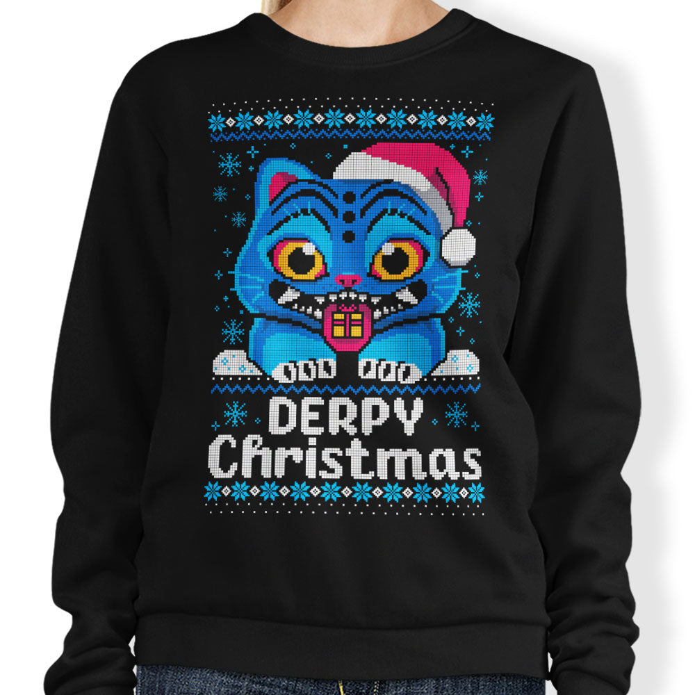 Derpy Christmas Sweater - Sweatshirt