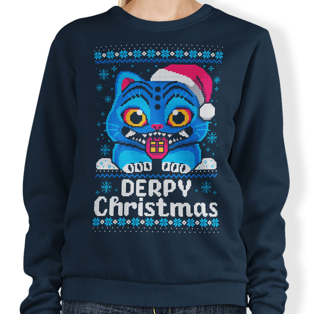 Derpy Christmas Sweater - Sweatshirt