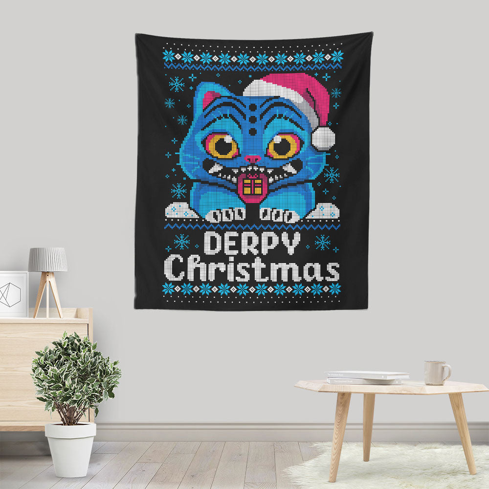 Derpy Christmas Sweater - Wall Tapestry