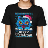 Derpy Christmas Sweater - Women's Apparel