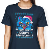 Derpy Christmas Sweater - Women's Apparel