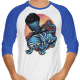 Derpy Companion - 3/4 Sleeve Raglan T-Shirt