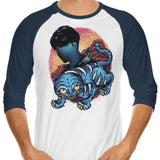 Derpy Companion - 3/4 Sleeve Raglan T-Shirt