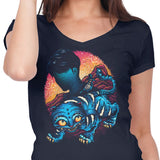Derpy Companion - Women's V-Neck