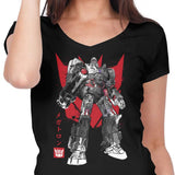Destruction Sumi-e - Women's V-Neck