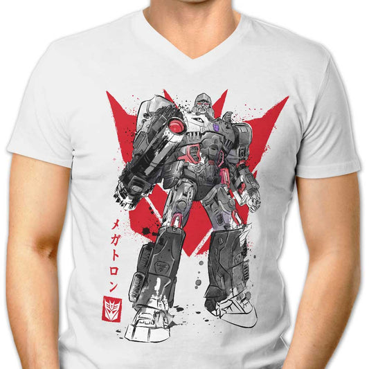 Destruction Sumi-e - Men's V-Neck