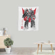 Destruction Sumi-e - Wall Tapestry