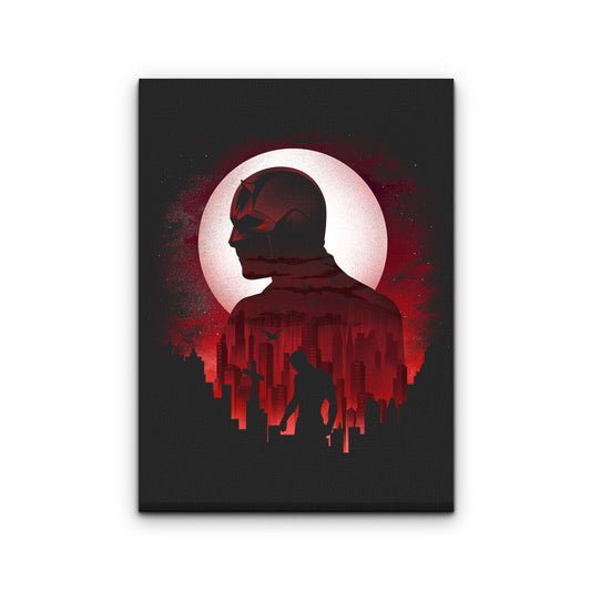 Devil Under the Moon - Canvas Print