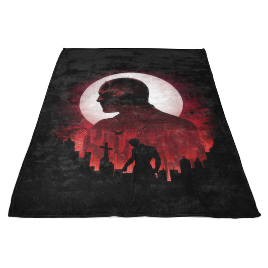 Devil Under the Moon - Fleece Blanket