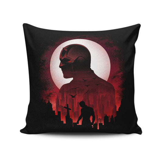 Devil Under the Moon - Throw Pillow