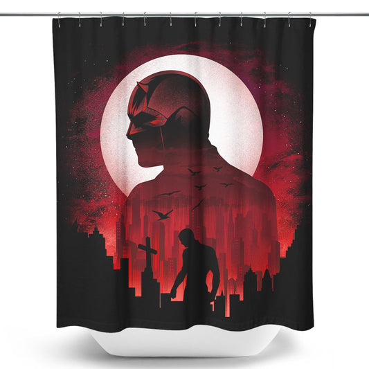 Devil Under the Moon - Shower Curtain