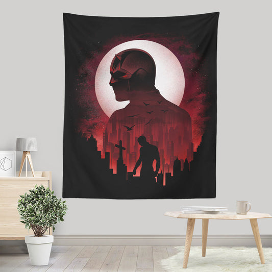 Devil Under the Moon - Wall Tapestry