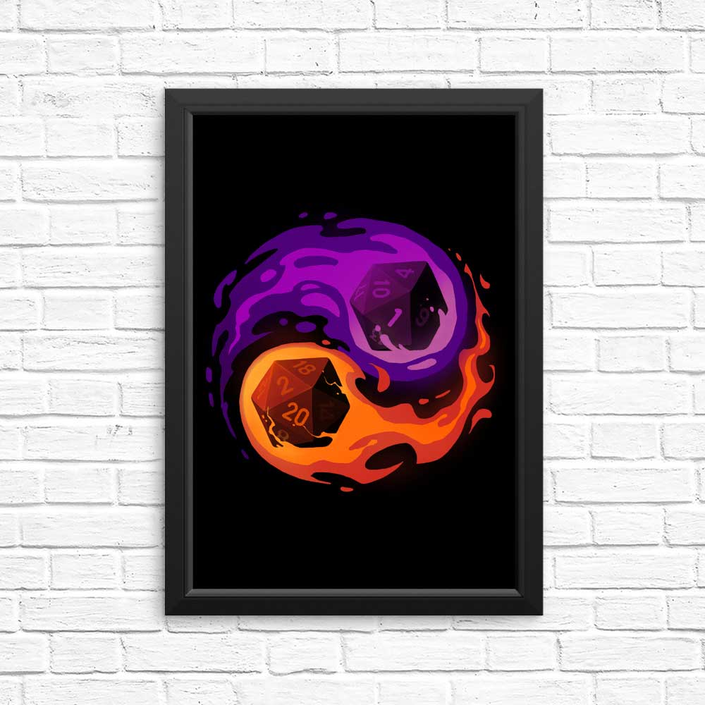 Dice Balance - Posters & Prints