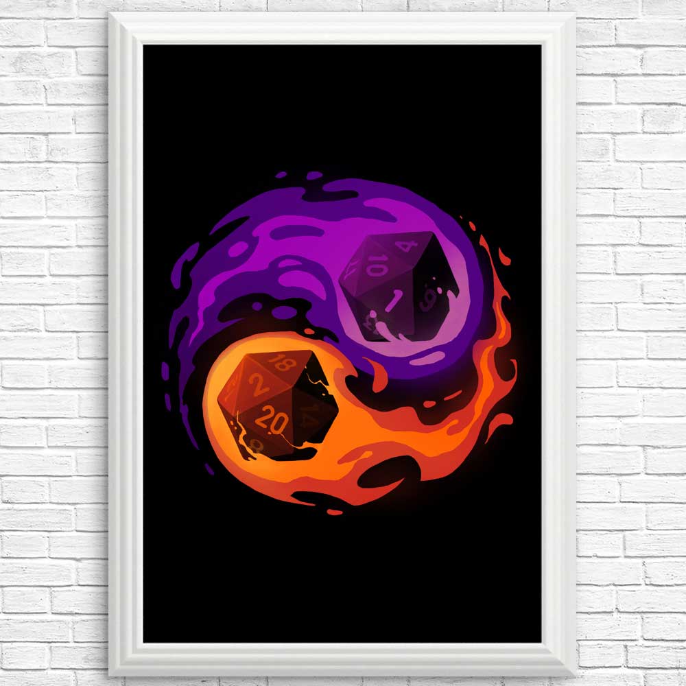 Dice Balance - Posters & Prints