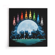 Digital Moon - Canvas Print