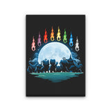 Digital Moon - Canvas Print