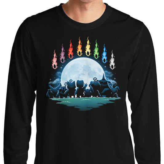 Digital Moon - Long Sleeve T-Shirt