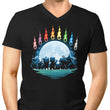 Digital Moon - Men's V-Neck