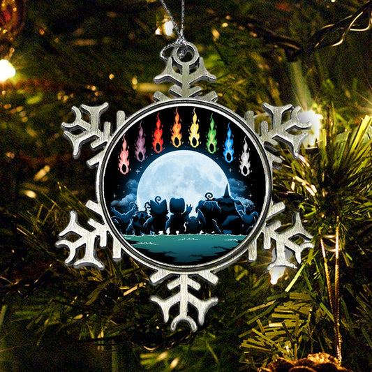 Digital Moon - Ornament