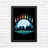 Digital Moon - Posters & Prints