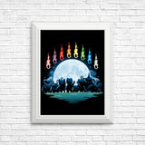 Digital Moon - Posters & Prints