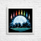 Digital Moon - Posters & Prints