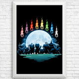 Digital Moon - Posters & Prints