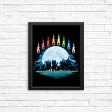Digital Moon - Posters & Prints