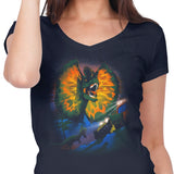 Dilophosaurus - Women's V-Neck