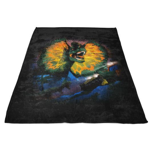 Dilophosaurus - Fleece Blanket