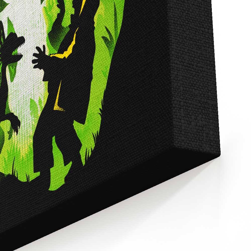 Dilophosaurus Footprint - Canvas Print