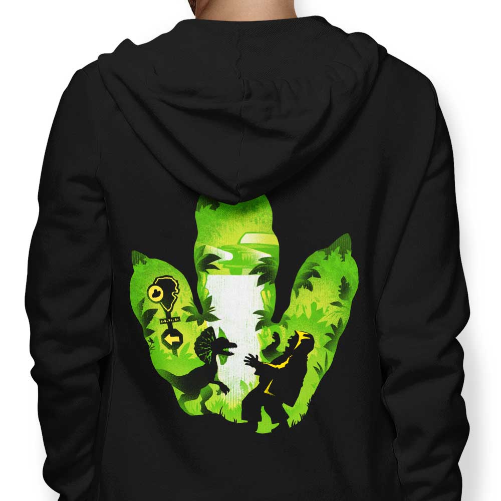 Dilophosaurus Footprint - Hoodie