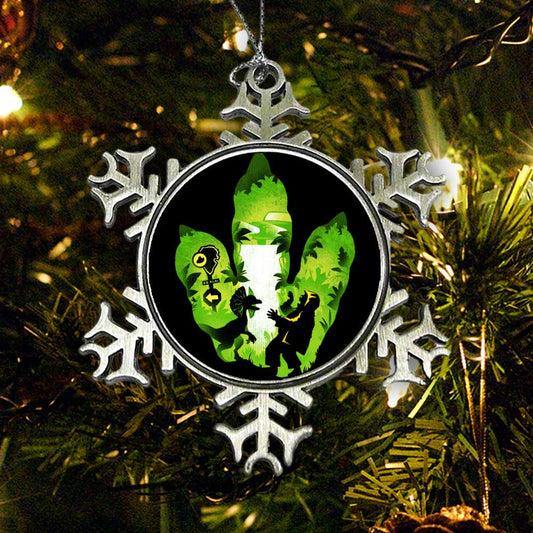 Dilophosaurus Footprint - Ornament
