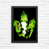 Dilophosaurus Footprint - Posters & Prints