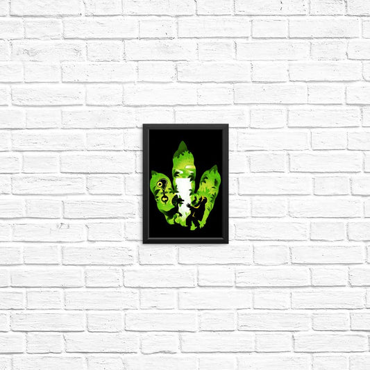 Dilophosaurus Footprint - Posters & Prints