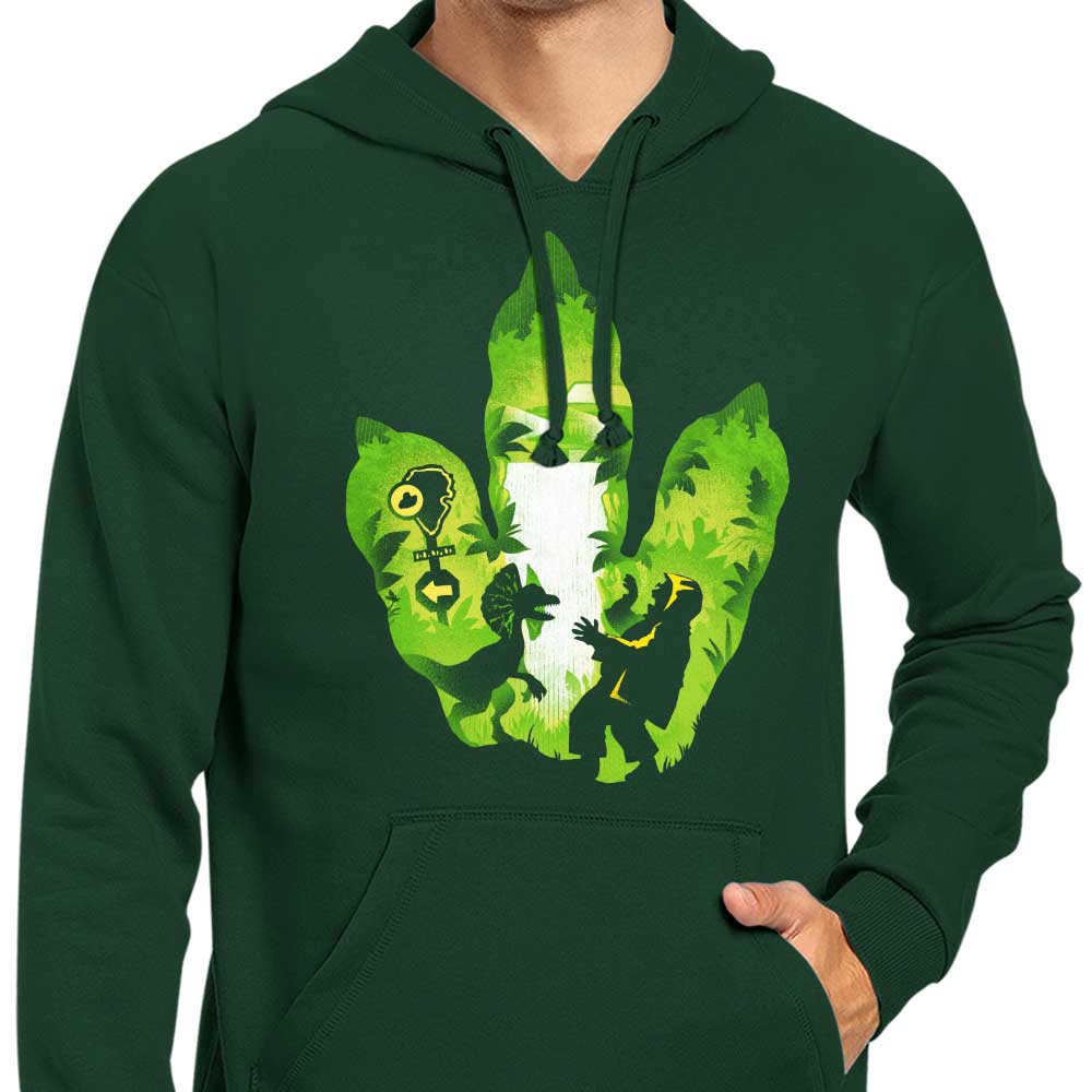 Dilophosaurus Footprint - Hoodie