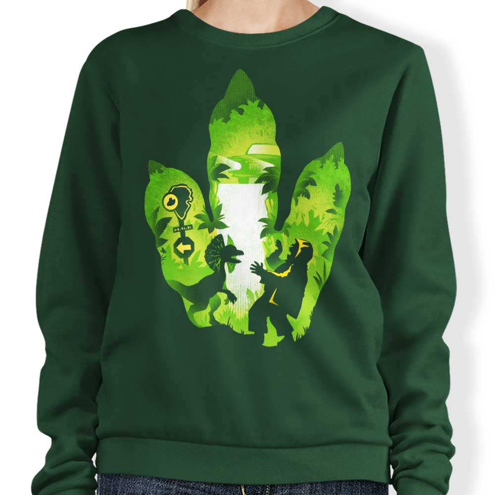 Dilophosaurus Footprint - Sweatshirt