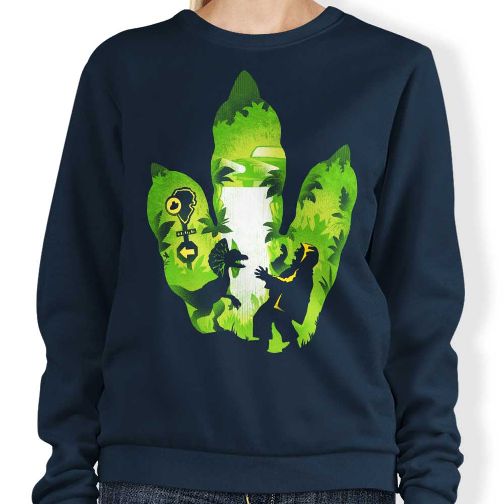 Dilophosaurus Footprint - Sweatshirt