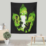 Dilophosaurus Footprint - Wall Tapestry