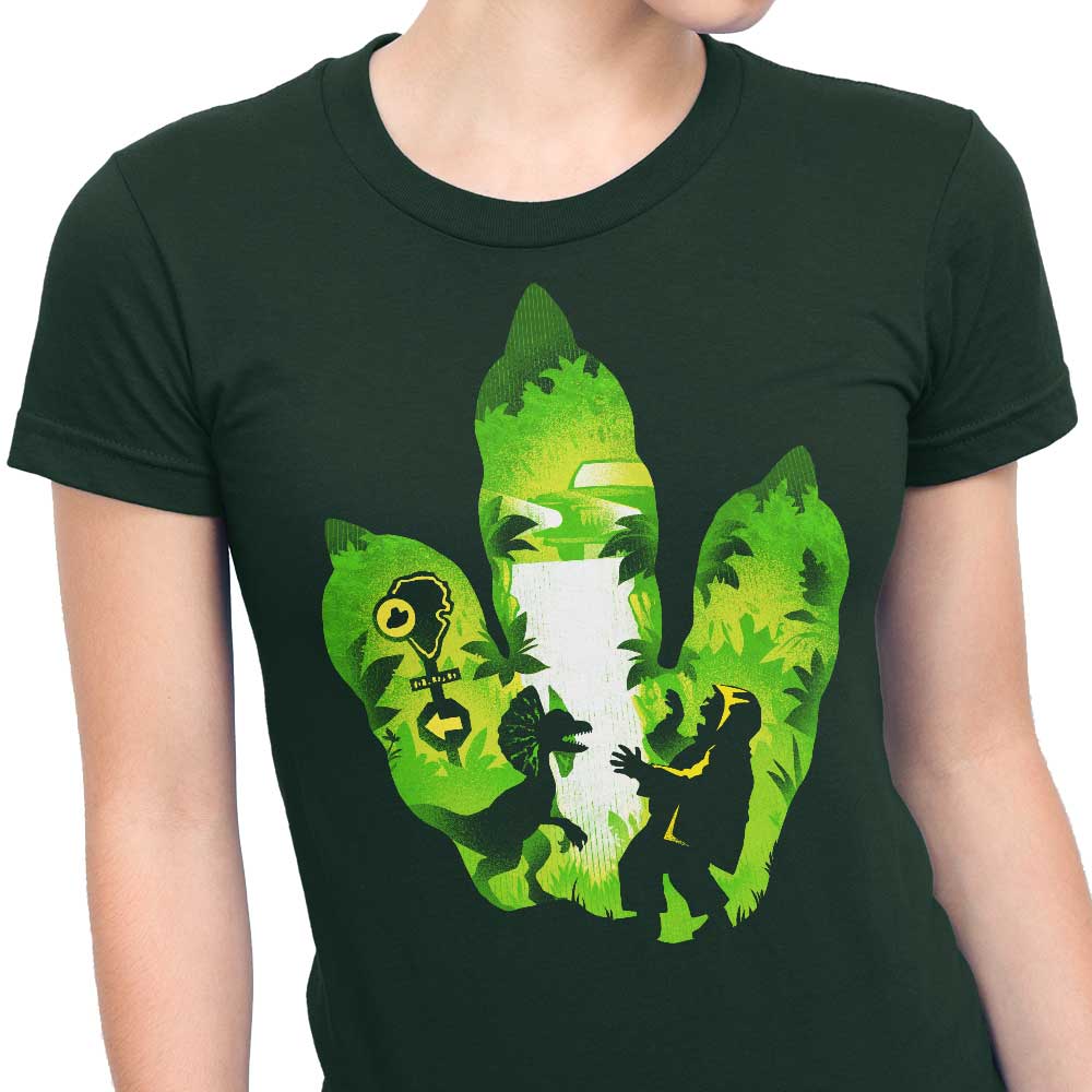 Dilophosaurus Footprint - Women's Apparel