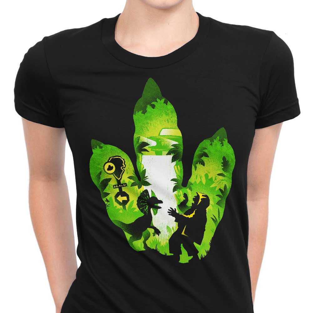 Dilophosaurus Footprint - Women's Apparel