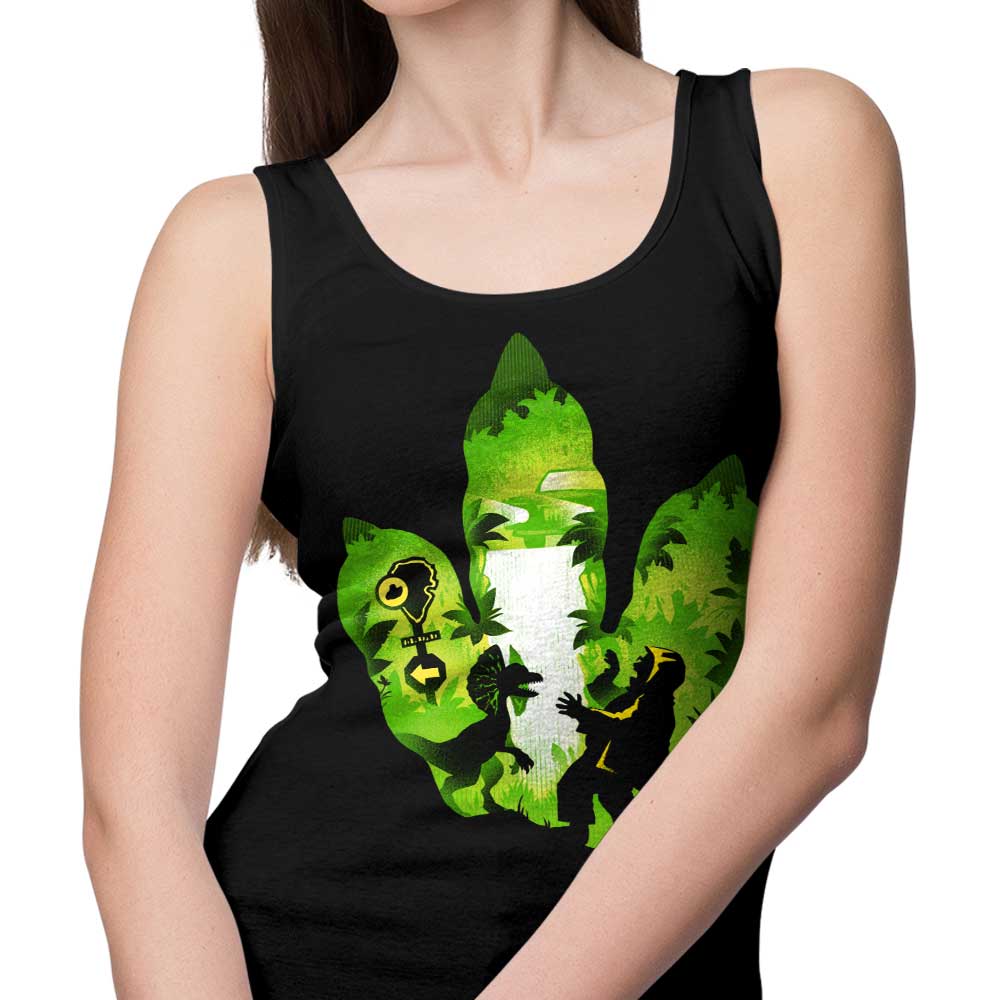 Dilophosaurus Footprint - Tank Top