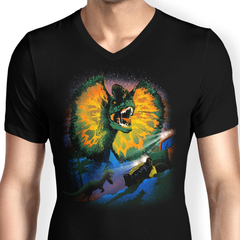Dilophosaurus - Men's V-Neck