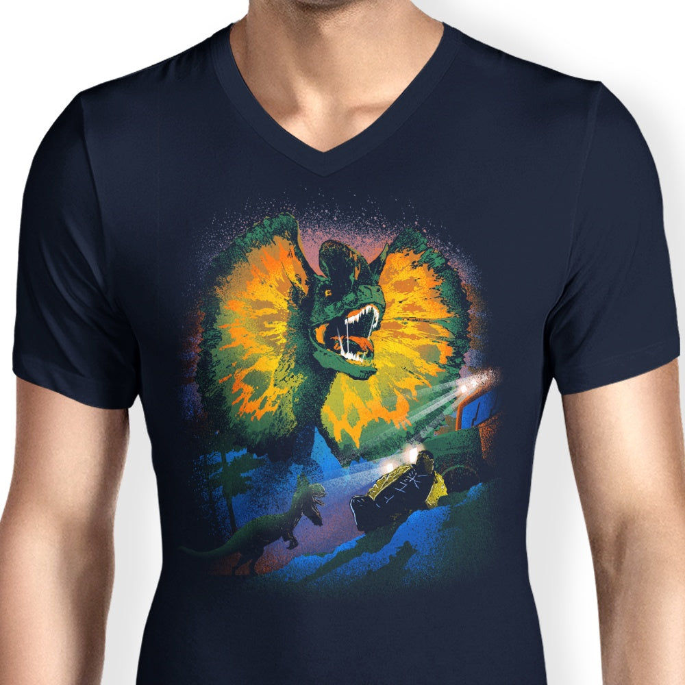 Dilophosaurus - Men's V-Neck