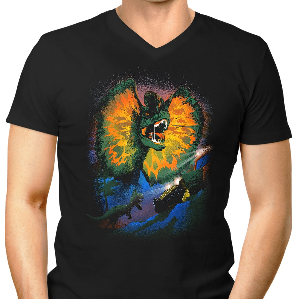 Dilophosaurus - Men's V-Neck