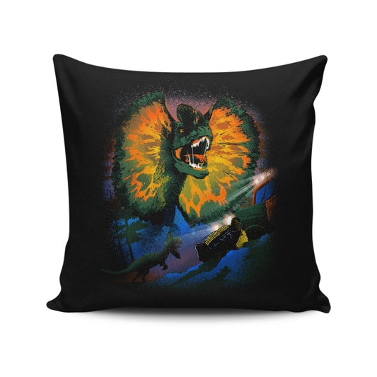 Dilophosaurus - Throw Pillow