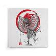 Dilophosaurus Sumi-e - Canvas Print