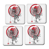 Dilophosaurus Sumi-e - Coasters