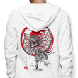 Dilophosaurus Sumi-e - Hoodie