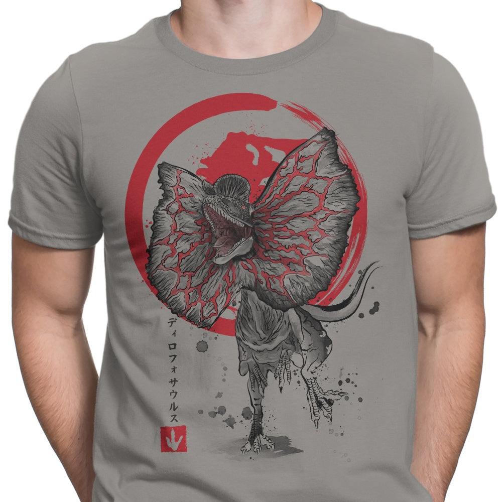 Dilophosaurus Sumi-e - Men's Apparel